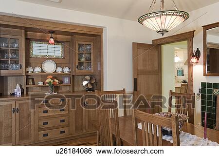 Stock Photograph - Dining room interior. Fotosearch