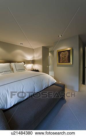 Stock Image - Elegant bedroom. Fotosearch