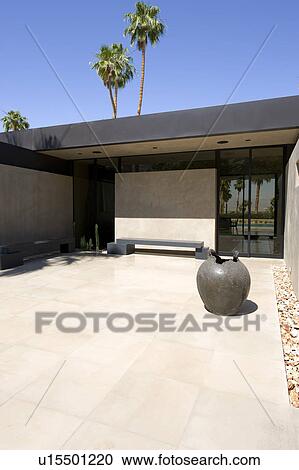 Exterior of modern building View Large Photo Image Stock Image - Exterior of modern building. Fotosearch