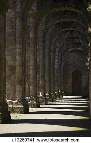 Fountains Abbey Yorkshire England View Large Photo Image Stock Image - Fountains Abbey Yorkshire England . Fotosearch