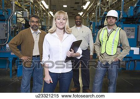 Group of people working in newspaper factory portrait View Large Photo Image Stock Photography - Group of people working in newspaper factory portrait. Fotosearch