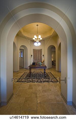 Stock Photo - Hallway in modern home. Fotosearch
