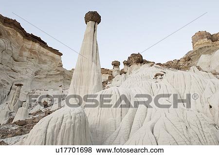 Stock Photo - Hoodoo and Paria Rimrocks in the Vermillion Cliffs Utah USA. Fotosearch