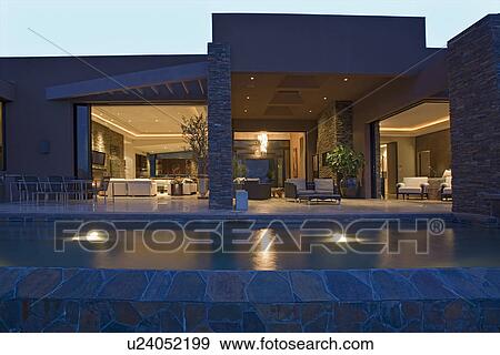 Stock Photo - House exterior. Fotosearch