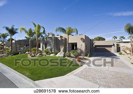 Stock Photo - House exterior. Fotosearch