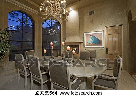 Luxurious dining room View Large Photo Image Picture - Luxurious dining room. Fotosearch