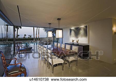 Stock Photo - Luxurious dining room. Fotosearch