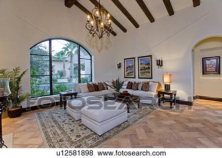 Luxurious living room View Large Photo Image Stock Photo - Luxurious living room. Fotosearch
