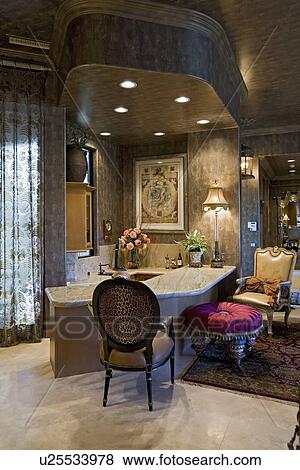 Luxurious old fashioned interior View Large Photo Image Stock Photo - Luxurious old fashioned interior. Fotosearch