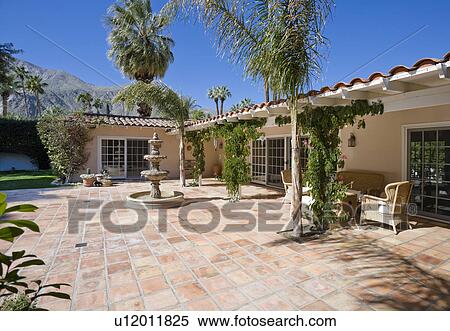 Stock Photography - Luxurious residence exterior. Fotosearch