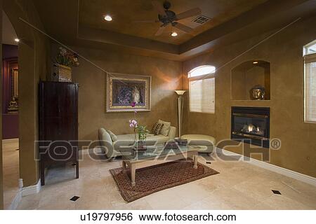 Stock Photograph - Luxurious residence interior. Fotosearch