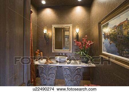 Picture - Luxury interior design bathroom. Fotosearch