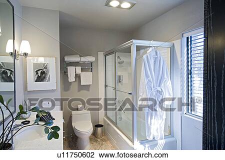 Luxury interior design bathroom View Large Photo Image Stock Image - Luxury interior design bathroom. Fotosearch