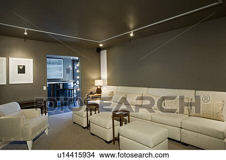 Picture - Luxury interior design living room. Fotosearch