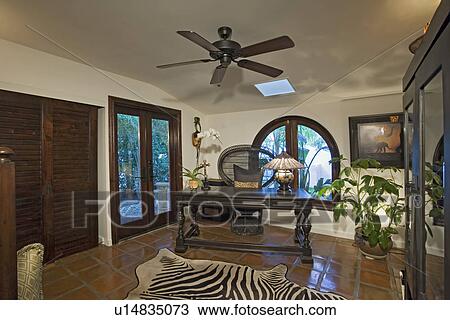 Stock Image - Luxury interior design living room. Fotosearch