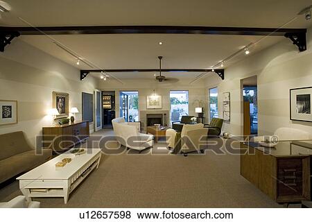 Luxury interior design living room View Large Photo Image Stock Photo - Luxury interior design living room. Fotosearch