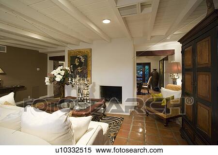 Stock Photography - Luxury interior design living room. Fotosearch