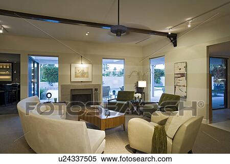 Stock Photography - Luxury interior design living room. Fotosearch