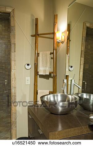 Stock Image - Modern bathroom. Fotosearch