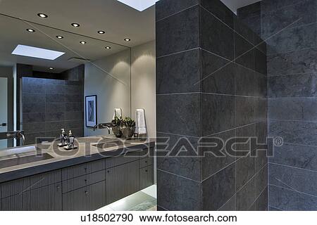 Modern bathroom View Large Photo Image Stock Image - Modern bathroom. Fotosearch