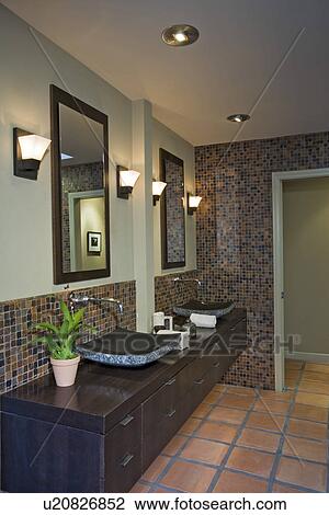 Modern bathroom View Large Photo Image Stock Image - Modern bathroom. Fotosearch