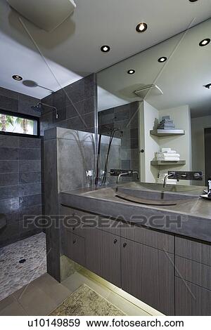 Modern bathroom View Large Photo Image Stock Photo - Modern bathroom. Fotosearch