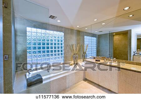Stock Photograph - Modern bathroom. Fotosearch
