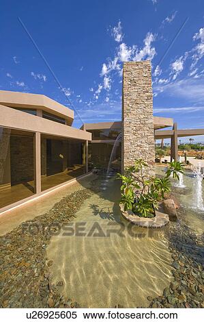 Stock Photography - Modern house exterior. Fotosearch