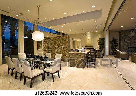 Stock Image - Modern house interior. Fotosearch