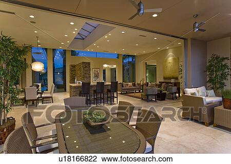 Stock Image - Modern house interior. Fotosearch