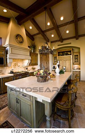 Stock Photograph - Modern kitchen interior. Fotosearch