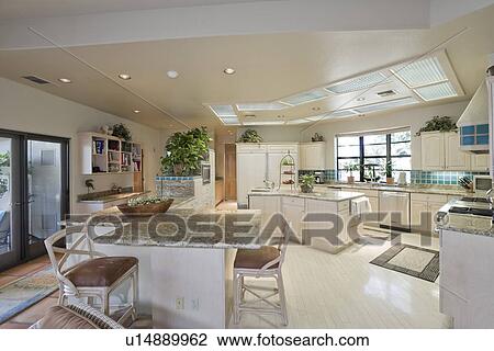 Modern kitchen View Large Photo Image Stock Image - Modern kitchen. Fotosearch