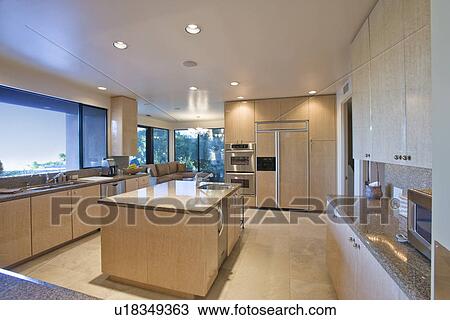 Stock Image - Modern kitchen. Fotosearch