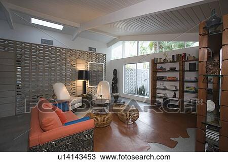 Modern living room home interior View Large Photo Image Stock Image - Modern living room home interior. Fotosearch
