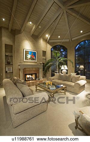 Stock Image - Modern living room. Fotosearch