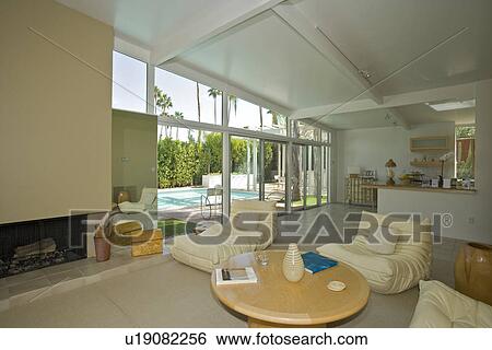 Modern residence interior View Large Photo Image Stock Photograph - Modern residence interior. Fotosearch