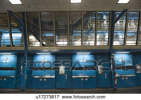 Stock Photo - Newspaper factory interior. Fotosearch