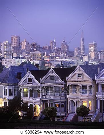 Pacific Heights San Francisco View Large Photo Image Picture - Pacific Heights San Francisco. Fotosearch