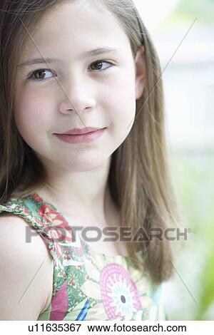 Portrait of young girl View Large Photo Image Stock Photo - Portrait of young girl. Fotosearch