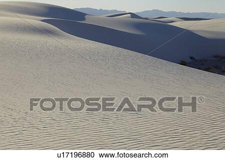 Stock Image - Sand dunes in desert USA. Fotosearch