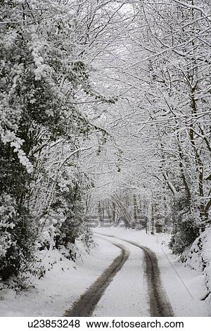 Scenic winter landscape View Large Photo Image Stock Photo - Scenic winter landscape. Fotosearch