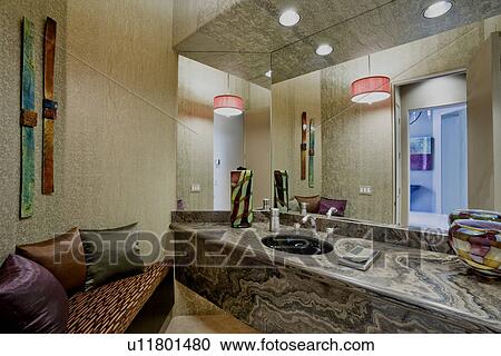 Stock Image - Showcase interior. Fotosearch