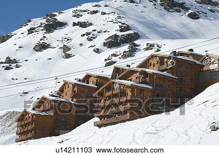 Ski resort in winter View Large Photo Image Stock Image - Ski resort in winter. Fotosearch