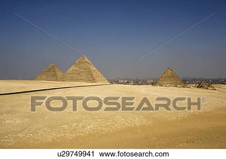 Stock Image - The Great Pyramids. Fotosearch