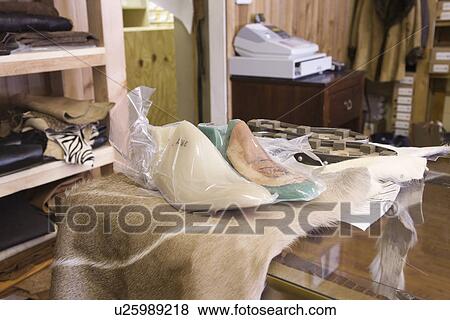 Traditional shoemaker workshop View Large Photo Image Stock Photo - Traditional shoemaker workshop. Fotosearch