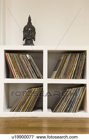 Vinyl records in shelf View Large Photo Image Stock Photo - Vinyl records in shelf. Fotosearch