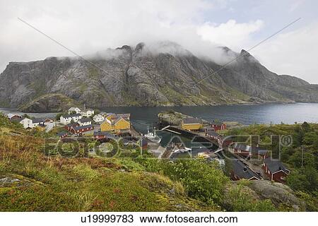 Fishing village on the Lofoten Islands, Norway View Large Photo Image Stock Image - Fishing village on the Lofoten Islands, Norway. Fotosearch