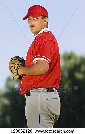 Baseball pitcher on field View Large Photo Image Stock Photo - Baseball pitcher on field. Fotosearch