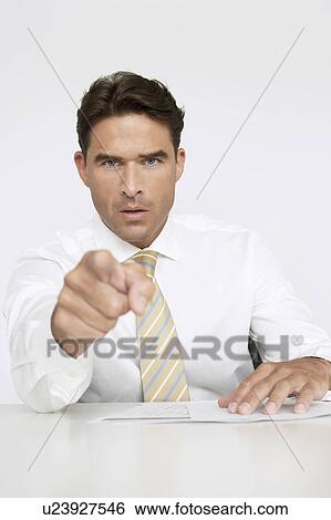 Businessman Pointing Finger View Large Photo Image Stock Photograph - Businessman Pointing Finger. Fotosearch
