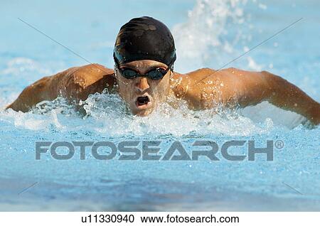 Competitive Swimmer View Large Photo Image Stock Image - Competitive Swimmer. Fotosearch